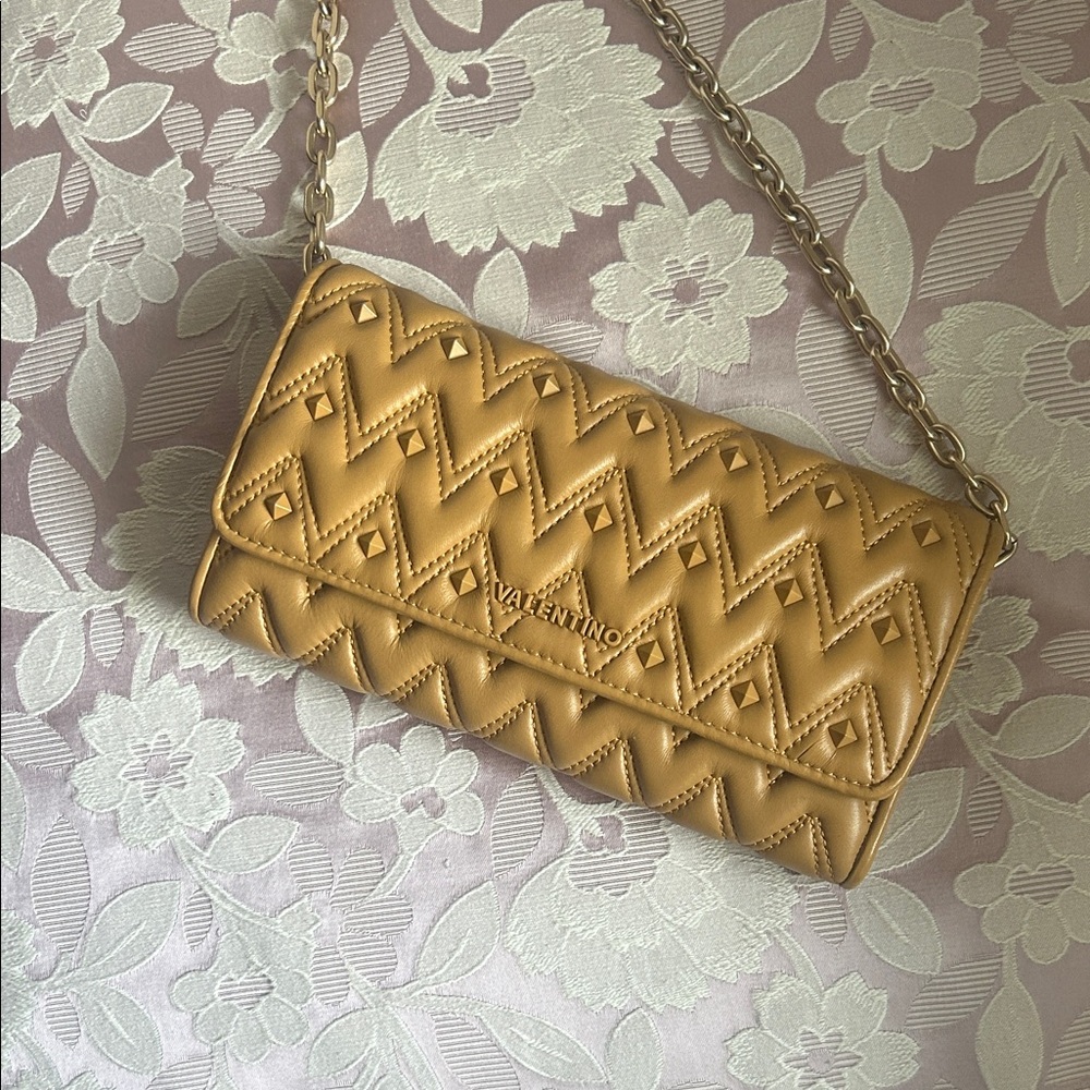 Valentino Tan Quilted Women's Bag